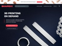 Desktop screenshot for shapeways.com