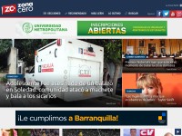 Desktop screenshot for zonacero.com