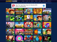 Desktop screenshot for gamessumo.com