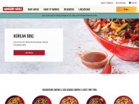 Desktop screenshot for genghisgrill.com
