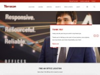 Desktop screenshot for terracon.com