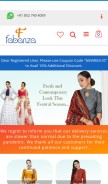How fabanza.com looks like on a mobile device such as an iPhone.