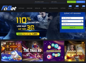 How fabetvn.com looks like on a tablet such as an iPad.