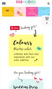 How fabmood.com looks like on a mobile device such as an iPhone.