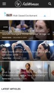 How fabwoman.ng looks like on a mobile device such as an iPhone.