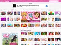 Desktop screenshot for girlsgogames.fr