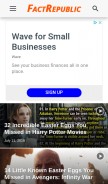 How factrepublic.com looks like on a mobile device such as an iPhone.