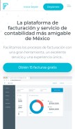 How facturama.mx looks like on a mobile device such as an iPhone.