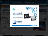 Desktop screenshot for electronicspecifier.com