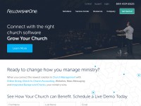 Desktop screenshot for fellowshipone.com