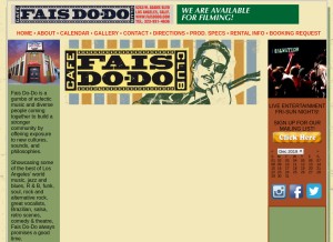 How faisdodo.com looks like on a tablet such as an iPad.
