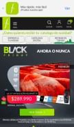 How falabella.com looks like on a mobile device such as an iPhone.