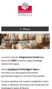 How falegnameriaimballi.it looks like on a mobile device such as an iPhone.