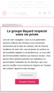 How familiscope.fr looks like on a mobile device such as an iPhone.