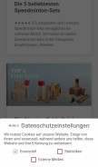 How famillio.de looks like on a mobile device such as an iPhone.