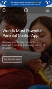 How familytime.io looks like on a mobile device such as an iPhone.
