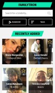 How familytron.com looks like on a mobile device such as an iPhone.