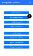 How fancy-fonts.netstudy.in looks like on a mobile device such as an iPhone.