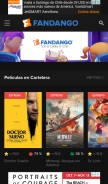 How fandango.lat looks like on a mobile device such as an iPhone.