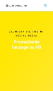 How fanpagefirmowy.pl looks like on a mobile device such as an iPhone.