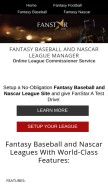How fanstarsports.com looks like on a mobile device such as an iPhone.