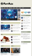 How fant-asie.com looks like on a mobile device such as an iPhone.