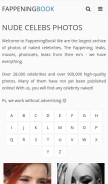 How fappeningbook.com looks like on a mobile device such as an iPhone.