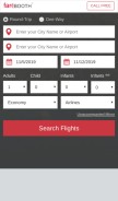 How farebooth.com looks like on a mobile device such as an iPhone.