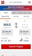 How farebuzz.com looks like on a mobile device such as an iPhone.