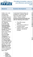 How farlex.com looks like on a mobile device such as an iPhone.