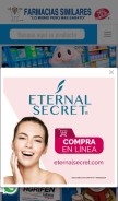 How farmaciasdesimilares.com looks like on a mobile device such as an iPhone.