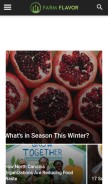 How farmflavor.com looks like on a mobile device such as an iPhone.