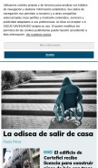 How farodevigo.es looks like on a mobile device such as an iPhone.
