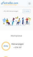 How fast-alles.com looks like on a mobile device such as an iPhone.