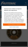 How fastenal.com looks like on a mobile device such as an iPhone.