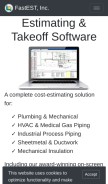 How fastest-inc.com looks like on a mobile device such as an iPhone.