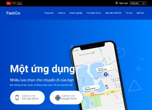 How fastgo.mobi looks like on a tablet such as an iPad.
