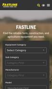 How fastline.com looks like on a mobile device such as an iPhone.