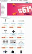 How fasttech.com looks like on a mobile device such as an iPhone.