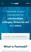 How fastweb.com looks like on a mobile device such as an iPhone.