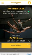 How fastweb.it looks like on a mobile device such as an iPhone.