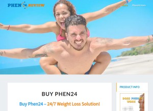 How fatburner247.com looks like on a tablet such as an iPad.