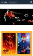 How favorifilm.com looks like on a mobile device such as an iPhone.