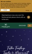 How fayre-square.com looks like on a mobile device such as an iPhone.