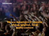 Desktop screenshot for entercomchat.com