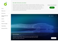 Desktop screenshot for bp.com