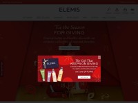 Desktop screenshot for elemis.com