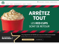 Desktop screenshot for starbucks.fr