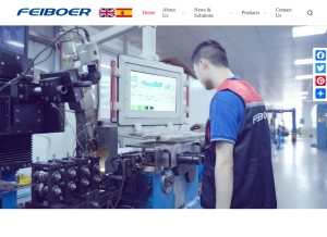 How fbe-fibercable.com looks like on a tablet such as an iPad.