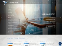 Desktop screenshot for origamirisk.com